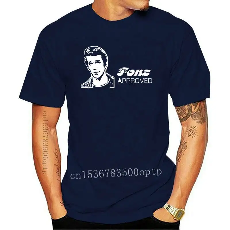 

New The Fonz T-shirt Henry Winkler Sitcom Happy Days BIRTHDAY Choose Size Graphic Tee Tshirt