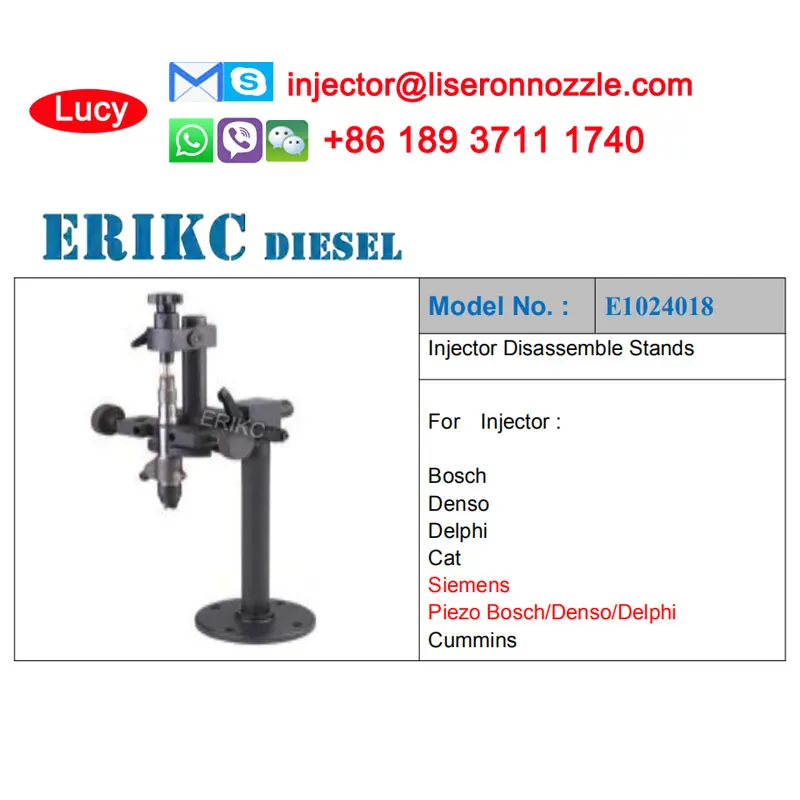 ERIKC Reverse Stand Dismantling Frame Fix E1024018 Common Rail Injector Assembling Disassembly Stands Holder Repair Tool Kits | Автомобили
