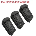 Литий-полимерный аккумулятор 11,4 в 1000 мАч для CFLY C-FLY Dream  JJRC X9, запасные части для дрона, квадрокоптера, аксессуары, батарея CFLY Dream, 1-5 шт.