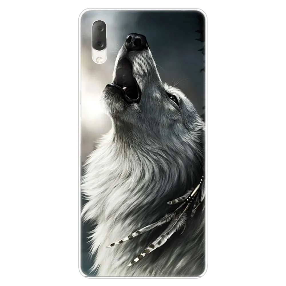 Животных "Волк" модная жесткий чехол для Sony Xperia L1 L2 L3 X XA XA1 XA2 XA3 ультра 10 плюс E5 XZ XZ1 XZ2 компактный XZ3 XZ5 2 20 крышка