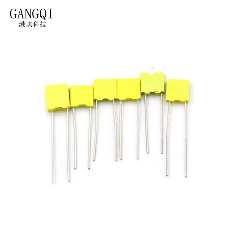 10PCS 63V 100V 250V 630V Polypropylene Safety Plastic Film 102J 103J 474 100J 105J 1/10/100nF 0.1uF 1UF Correction Capacitor | Электронные