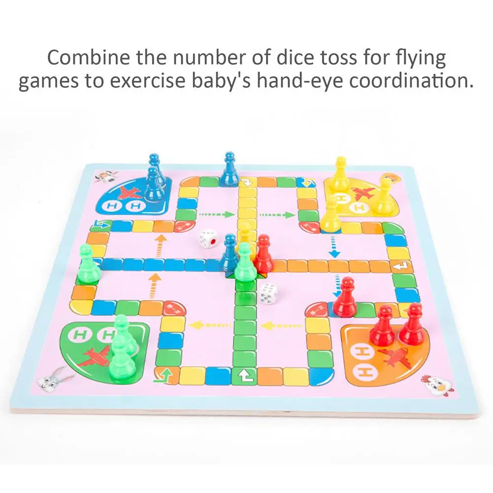 Настольная игра 3 в 1 образовательная Летающие шахматы сто-цифровая доска и lianlikann