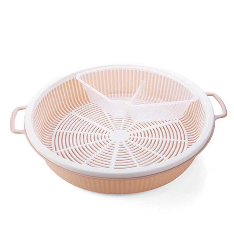 

Home Eat Hot Pot Vegetable Meatball Platter Washing Basket Fruit and Vegetable Drain Plate Drain Basket Hot Pot Platter