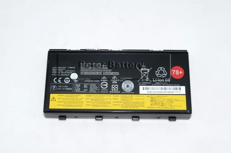 JIGU 15 в 96WH Оригинальный аккумулятор для ноутбука 00HW030 SB10F46468 Lenovo ThinkPad P70