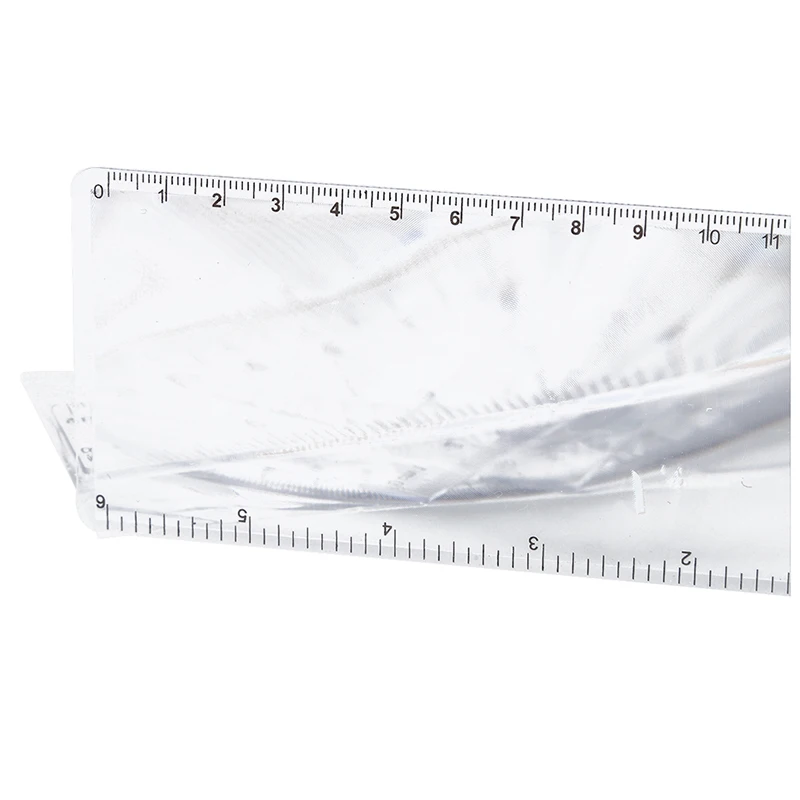 Pocket Ruler Bookmark Magnifier Sheet Magnifying 3X Magnification | Инструменты
