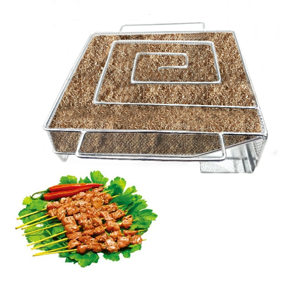 Аксессуары для барбекю стальной гриль генератор холодного дыма деревянные чипсы