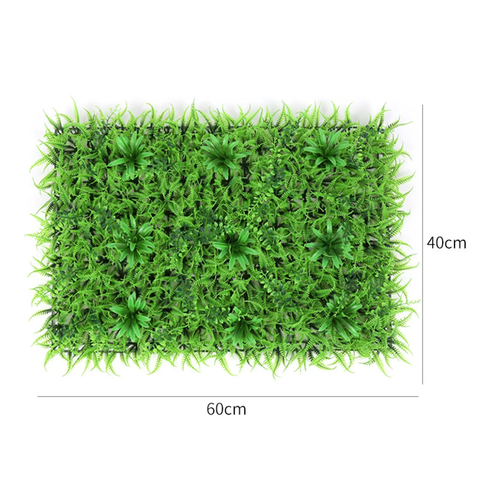 60X40CM искусственное растение Пластик газонов со стеной из живых растений для