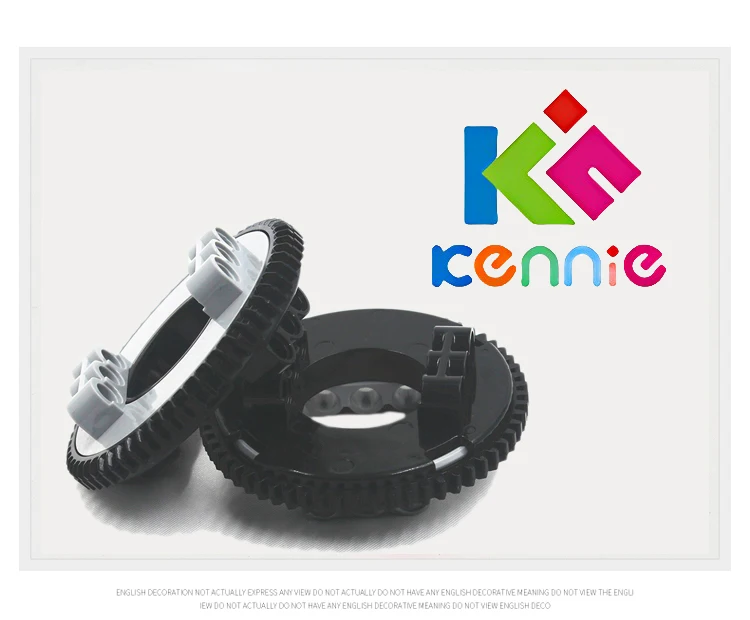 

30sets/lot Kennie Large gear rotary platform II moc technology/ mechanical NO.50163 DIY block Assemble Particles brick set