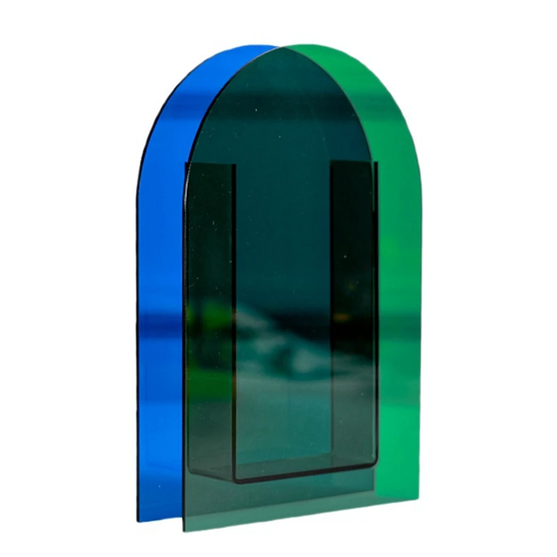 2 шт. акриловая ваза для цветов макияж кисти ручка держатель гидропоники цветок