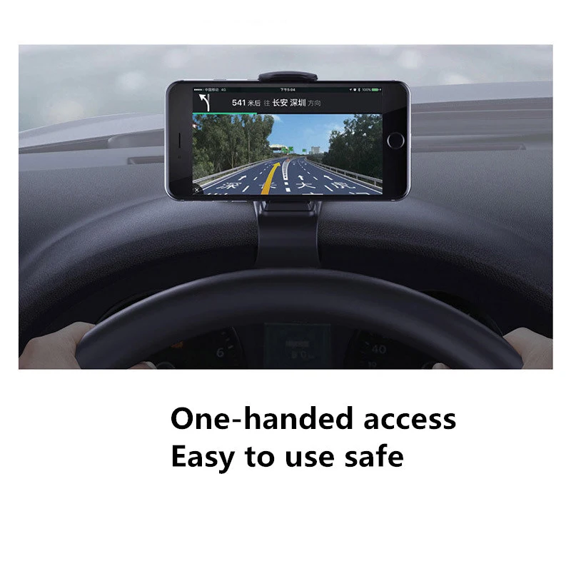 Автомобильный держатель для телефона, gps, универсальный автомобильный держатель на приборную панель для сотового телефона, gps держатель, подставка, HUD дизайн, колыбель, складной держатель