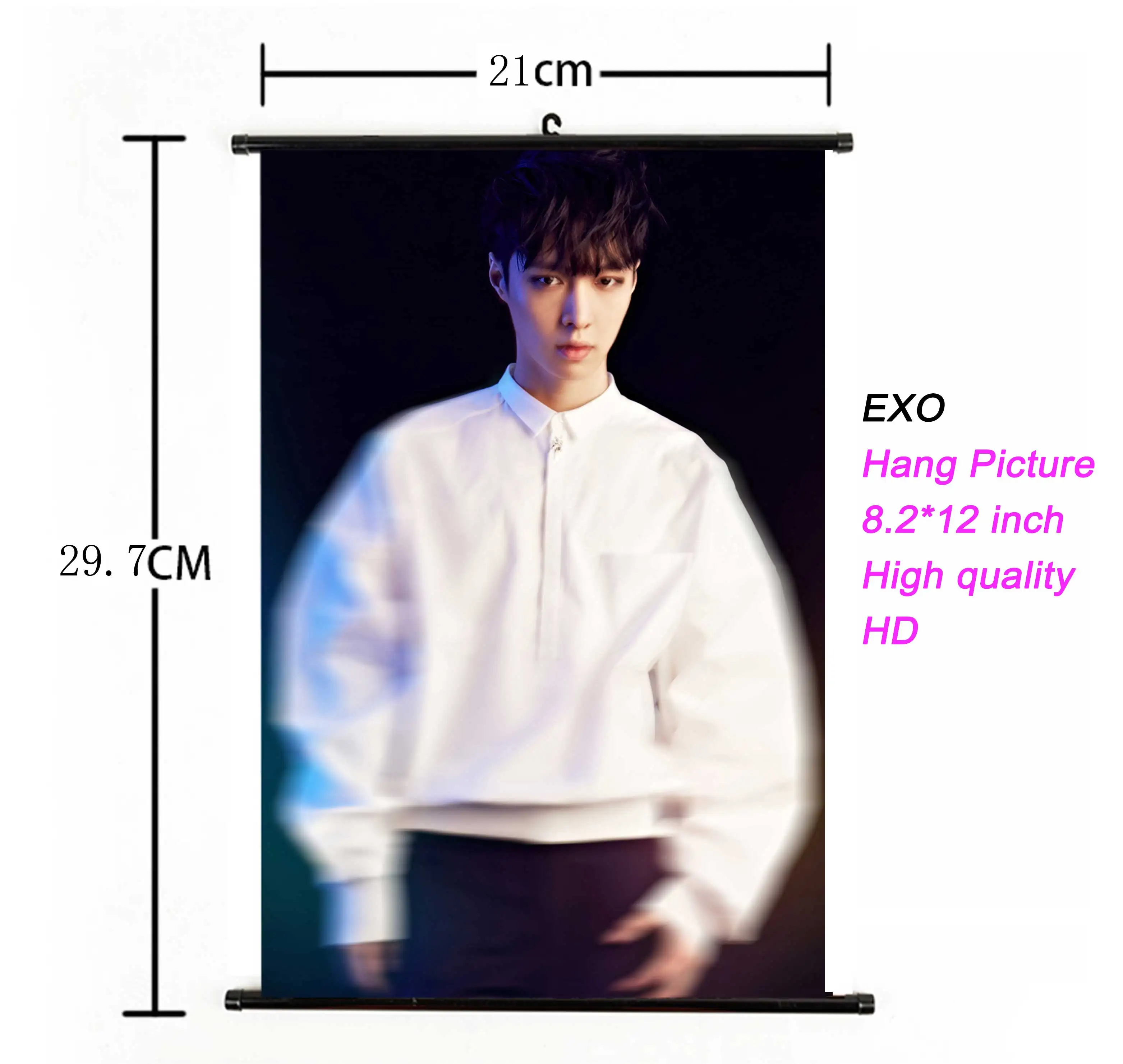 30 Kpop EXO висячий плакат для поклонников коллекции подарков ткань 21*30 см Высокое качество k-pop EXO альбом висячая картина фото плакат - Цвет: 30