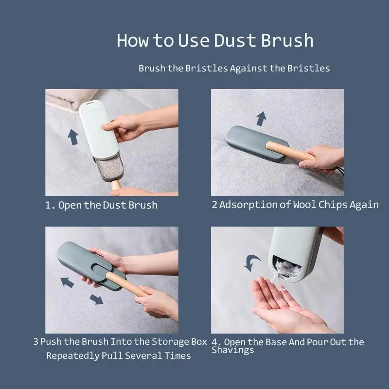 Электростатическая щетка для удаления катышков ручная волос бытовой очиститель