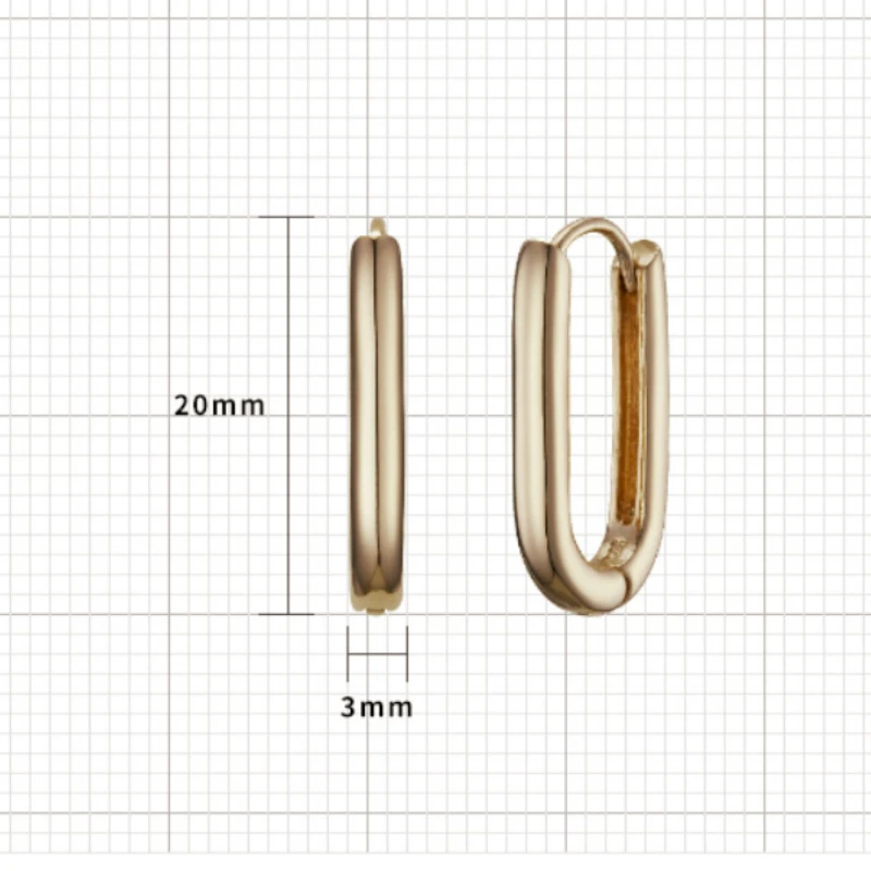 

Korea S925 Sterling Silver Earrings for Women Prevent Allergy Charm Trendy Fine Jewelry Simple O Shaped Party Accessories Gifts