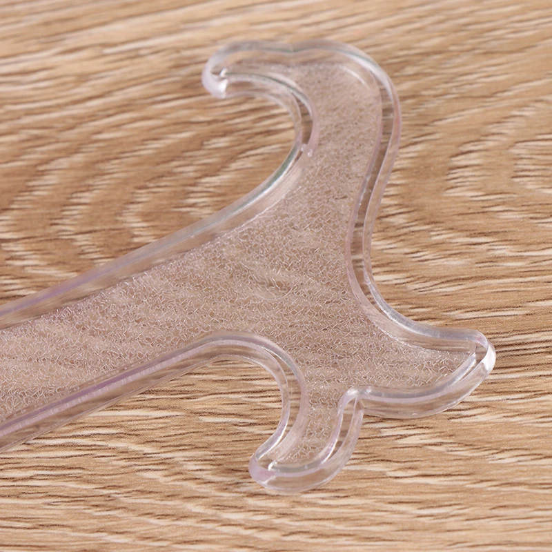 2 шт. прозрачные пластиковые подставки для тарелок подставка дисплея рамка