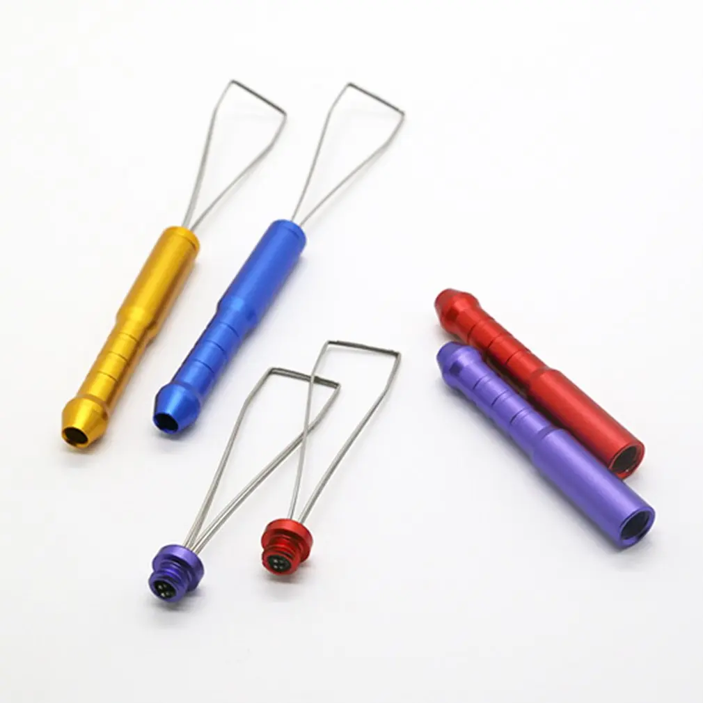 

Two-section Metals Key Puller Computer Keyboard Peripheral Accessories CNC Aluminum Alloy Anodized Steel Wire Key Puller Keycap