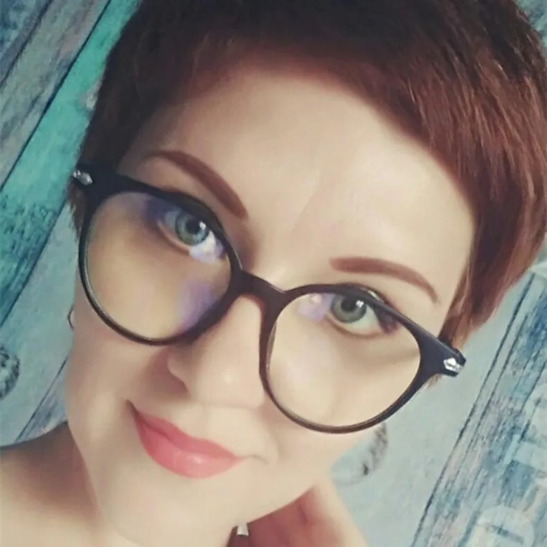 Женские очки, мужские очки с защитой от синего света, круглые очки с прозрачными линзами, оптические очки 0-0,5-1,0-1,5-2,0-2,5-3,0-6,0