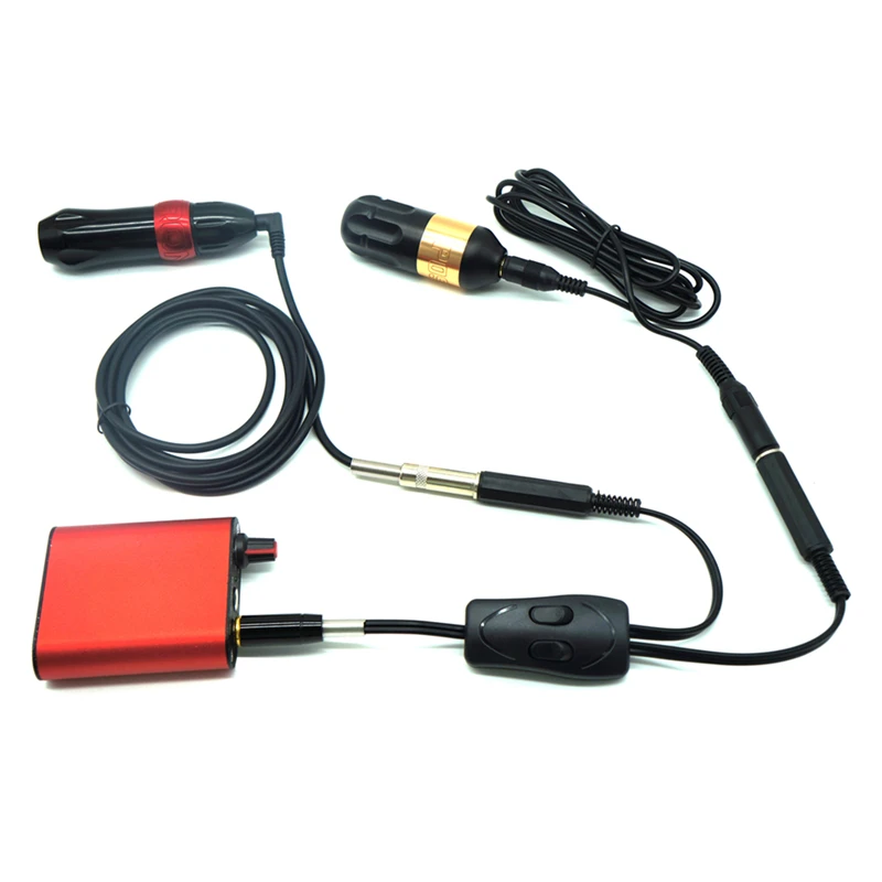 Профессиональный 37 см клипкорд для тату источник питания двойное соединение