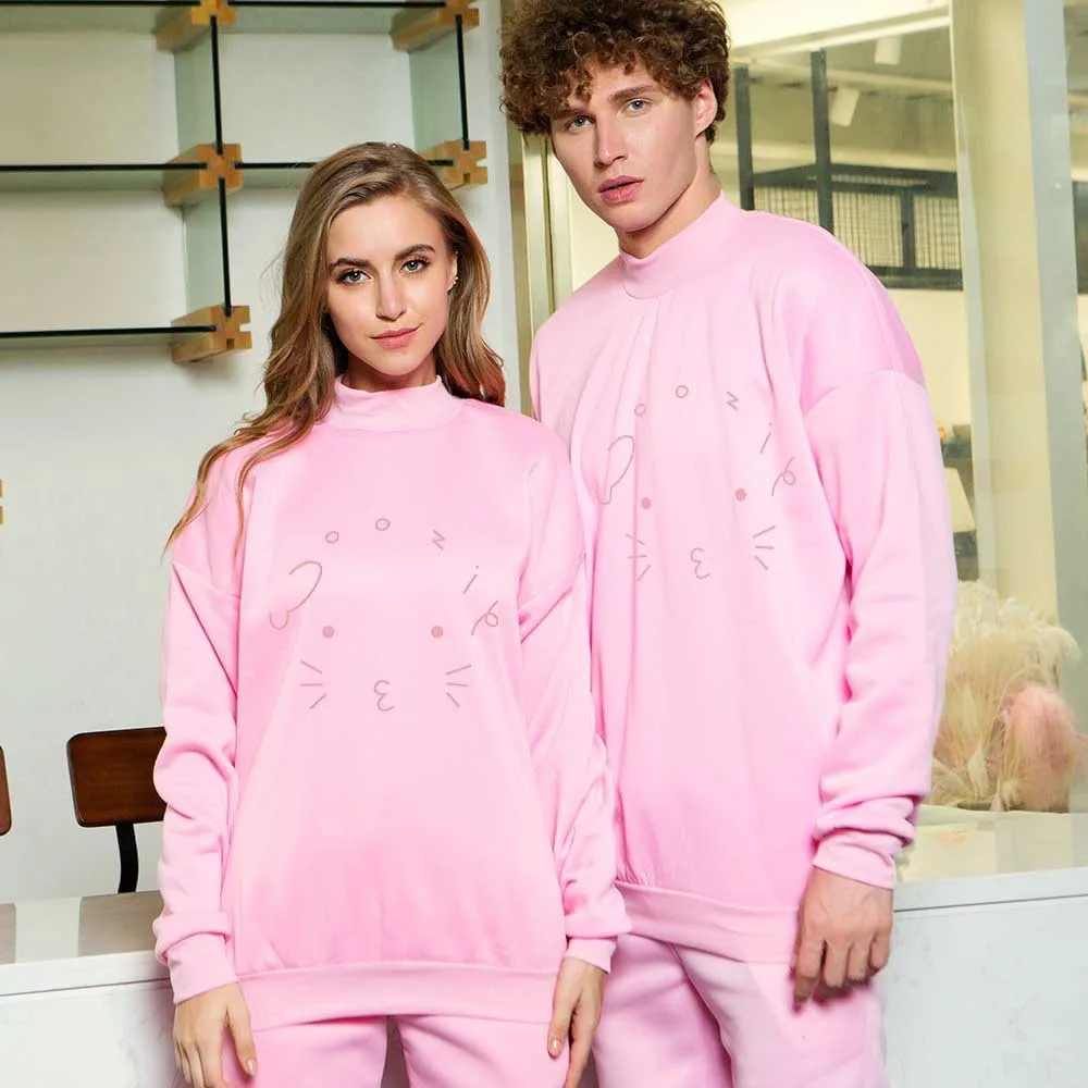 New Korean Fashion Kpop Clothes SEVENTEEN Sweatshirts Hip Hop Streetwear Harajuku Kawaii K-pop Hoodie Female Turtleneck Tops | Мужская