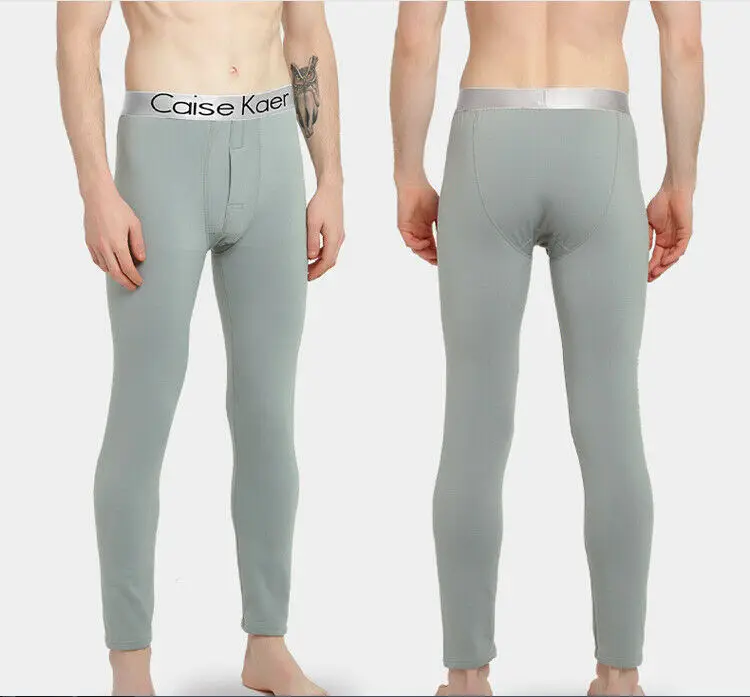 

Winter Pants Men Thermal Warm Long Johns Leggings Underwear Baselayer Bottoms