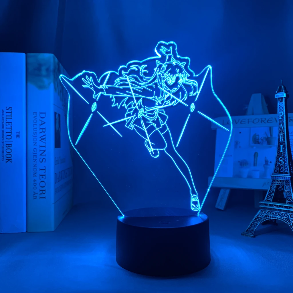 

3d Light Anime Fate Stay Night Rin Tohsaka lamp for Kids Room Decor Birthday Gift Manga Fate Stay Night Light Rin Tohsaka