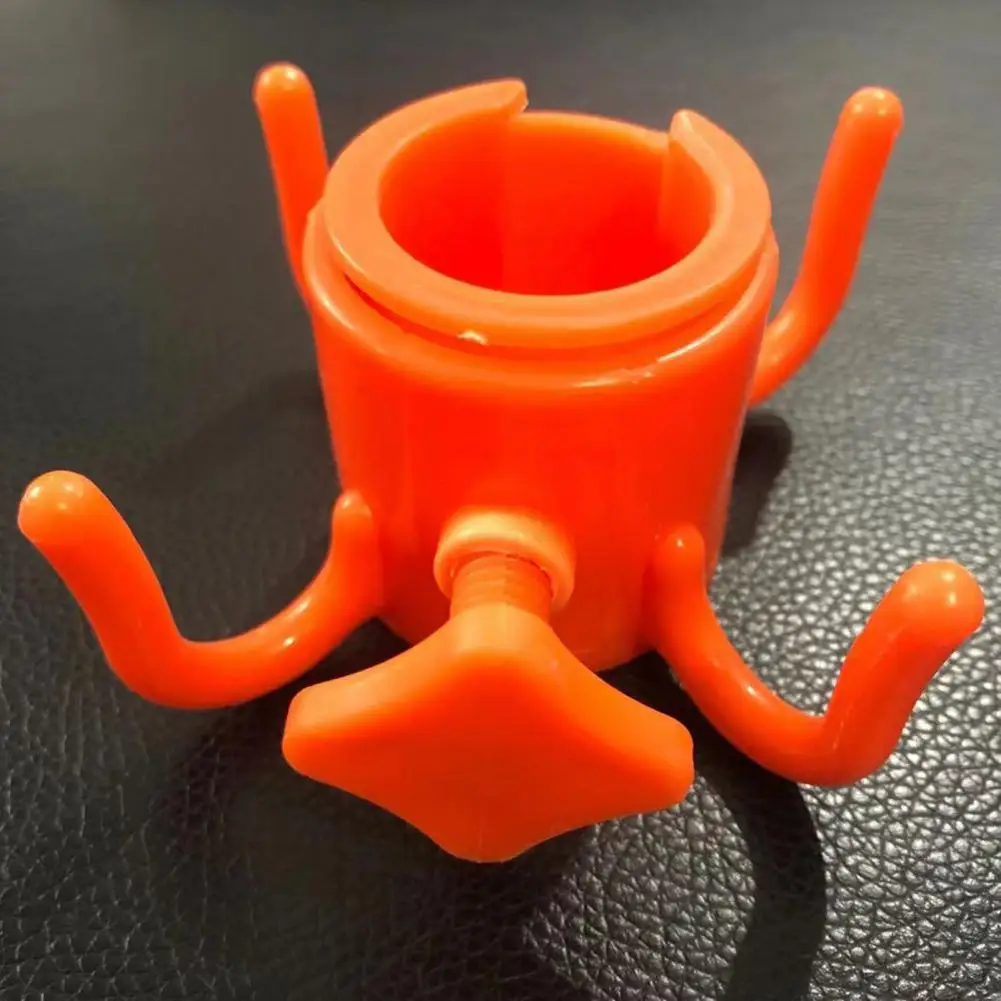

Hanger Hook Wide Application Adjustable Plastic 4 Hooks Screw Fixation Holder Hanger for Beach