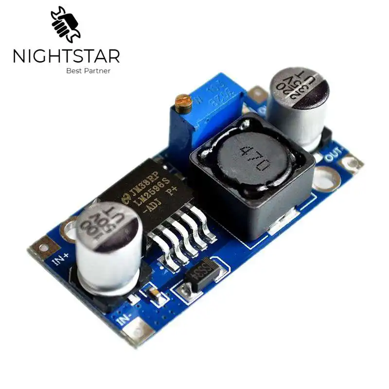 Nauwkeuriger LM2596 LM2596S ADJ модуль питания DC понижающий 5 В/12 В/24 В Регулируемый регулятор