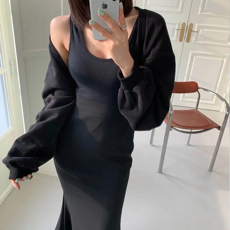 

Sexy Lace Patchwork Party Skirts for Women New 2021 Fashion Solid Ladies Long Hip Skirt Elegant Office High Waist Mermaid Skirt