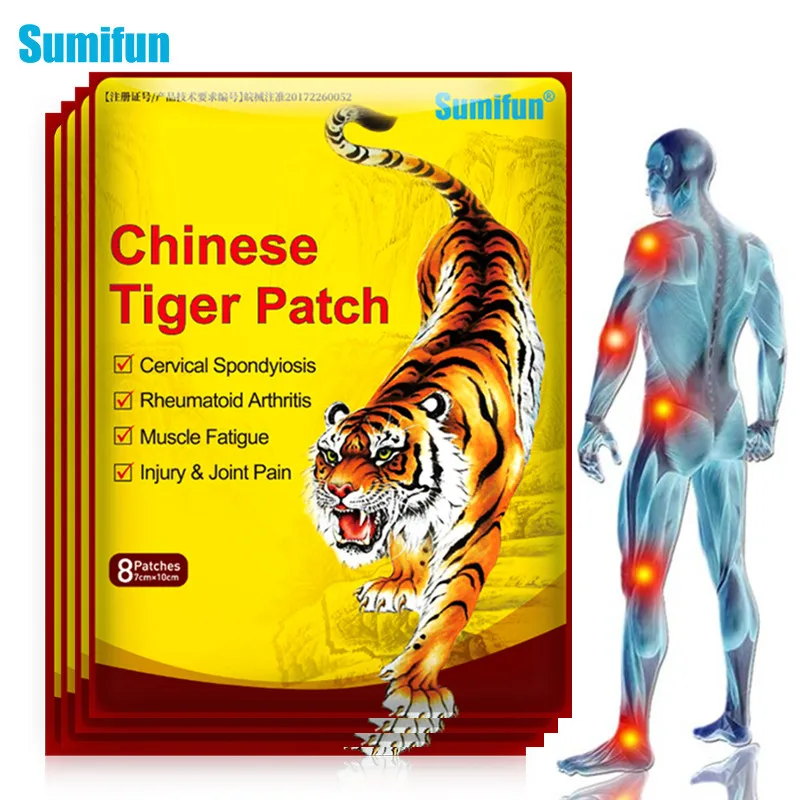 

Sumifun Chinese Tiger Balm Patches Analgesic Plaster Arthritis Joint Back Pain Patch Neck Muscle Body Herbal Plaster 8Pcs K05301