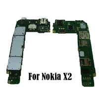 100 original motherboard for nokia x2 mainboard unlocked complete circuit board replacement plate by free shipping