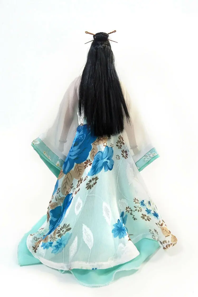 

1/6 Female Han Clothing Green Ancient Style Dress Model Fit 12'' PH Female Action Figure Body