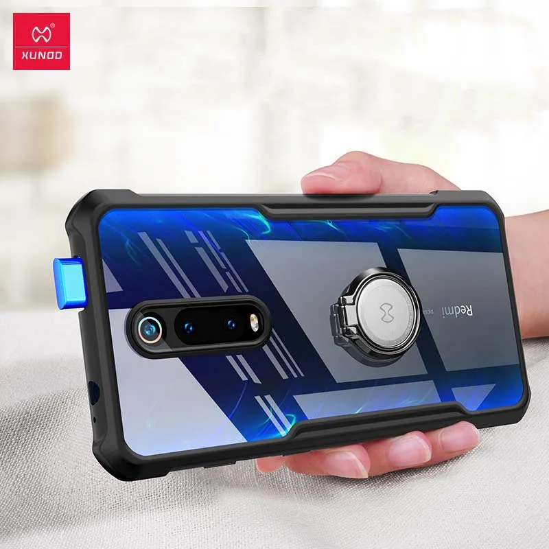 Ударопрочный Прозрачный чехол с кольцом подушкой для Mi 9t Case Xundd Xiaomi Pro|Бамперы| |