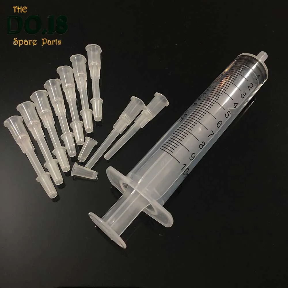 

10 adapters + 1 syringe plastic Ink Cartridge Refill Suction Tip Adapter for ink cartridges