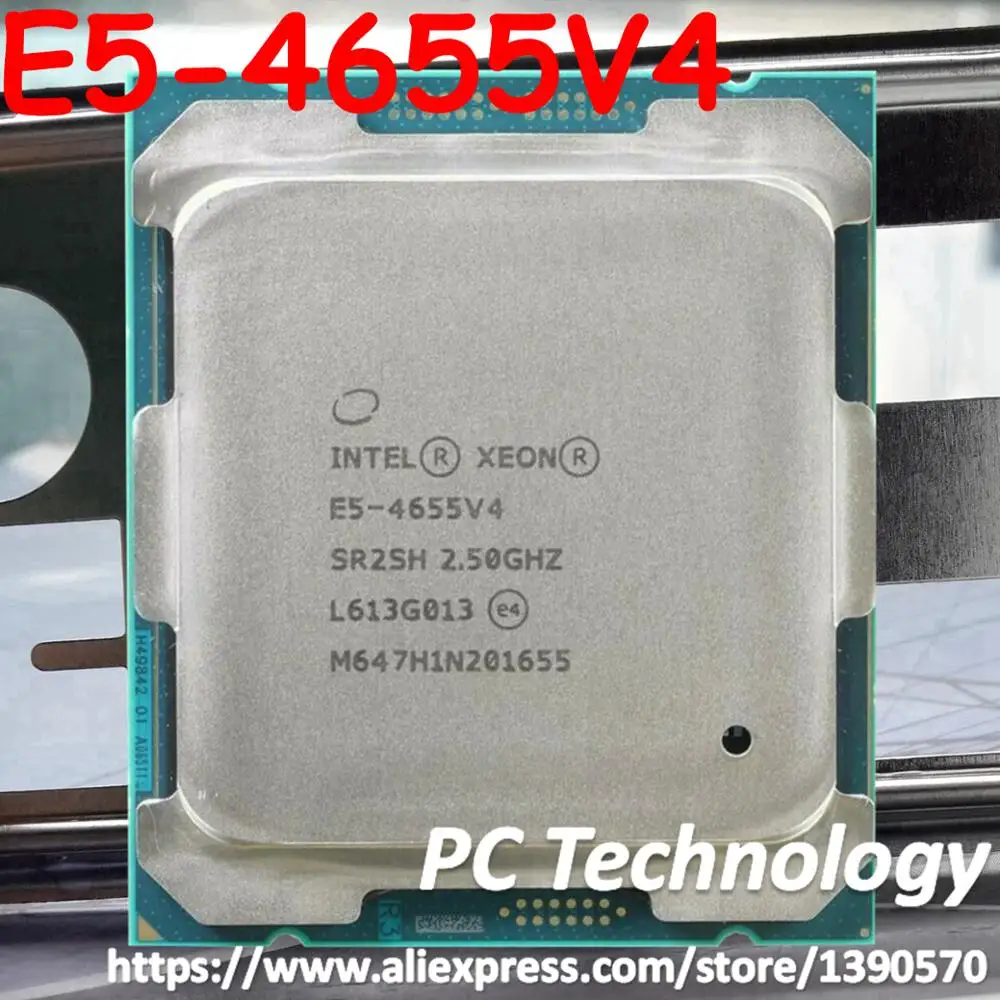 Оригинальный процессор Intel Xeon QS версии Φ 2 50 ГГц 8 cores 30 Мб E5 4655 V4 Бесплатная