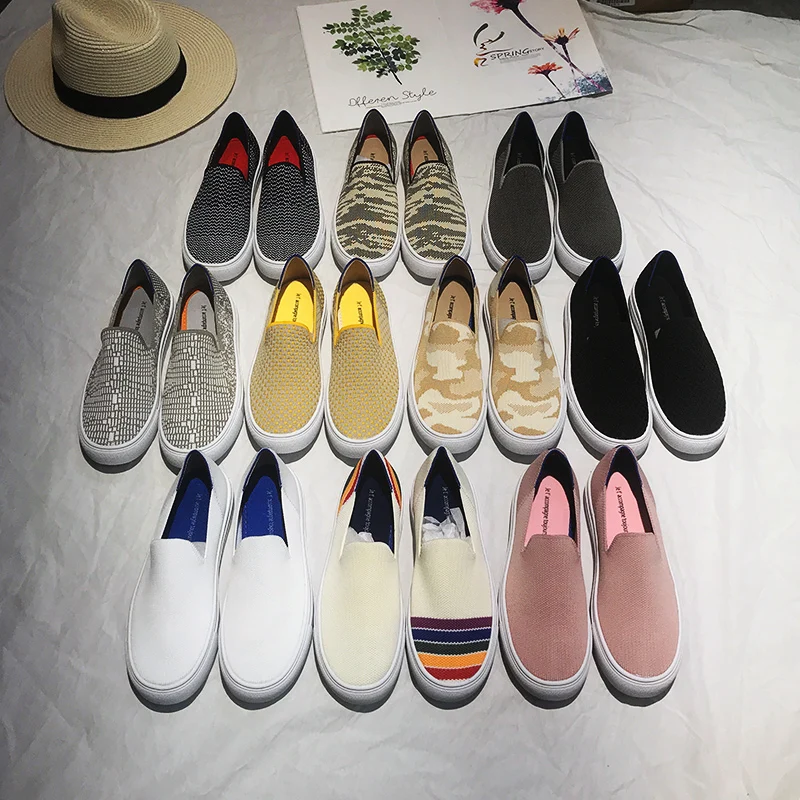 Туфли Lefu женские универсальные простые вязаные туфли лодочки повседневная обувь