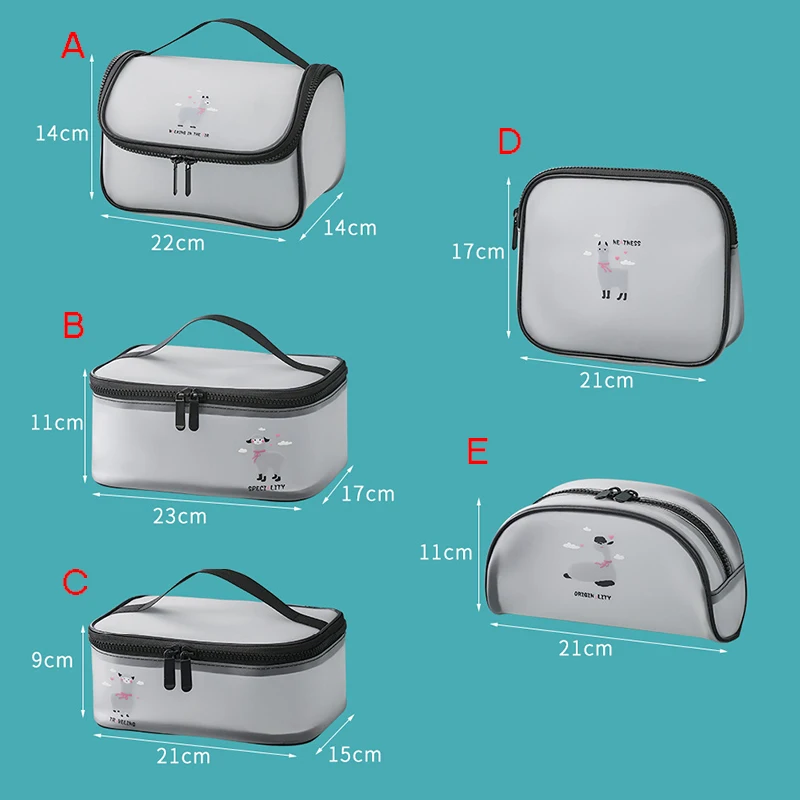 Прозрачная косметичка из ПВХ женская в Корейском стиле сумка для туалетных