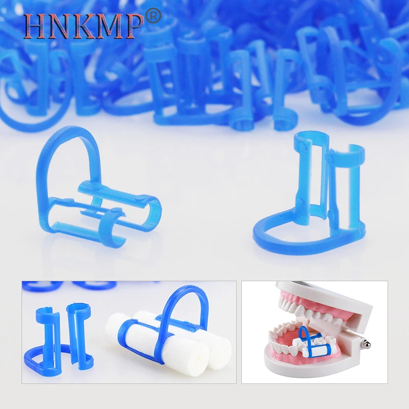 

20pcs New Blue Disposable Cotton Roll Holder Clip Dental Dental Dentist For For Clinic Orthodontic Lab Supplies Set Holder W9I9