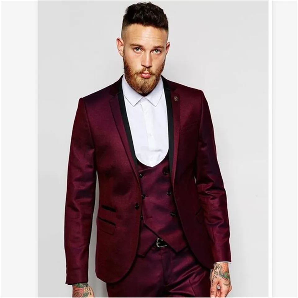 Новый мужской костюм Smolking Noivo Terno Slim Fit Easculino вечерние костюмы для мужчин смокинг