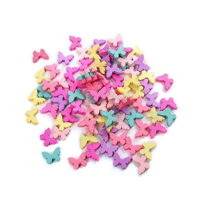 

Бусины деревянные разноцветные, 25 мм, 50 шт.