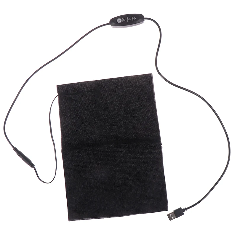 

1pc Portable USB Electric Heating Pad 3 Gear Adjusted Temperature DIY Thermal Vest Jacket Clothing Heated Pads Warmer