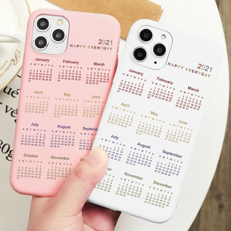 Чехол с календарем для Samsung Galaxy A50 A50S A30S A51 A71 A70 A21S A02S A12 A40 A30 A32 A10 A7 A6 2021 M31 M31S чехол
