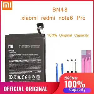 Оригинальный аккумулятор для телефона Redmi Note 6 Pro, аккумулятор для Xiaomi redmi Note 6 Pro, батареи BN48, аккумулятор для Xiomi hongmi Note6 Pro