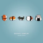 Брошь в виде животного, креативная брошь в форме хомяка, осьминога, значок с рисунком, аксессуары для одежды, эмалированная этикетка, Значки для шляпы