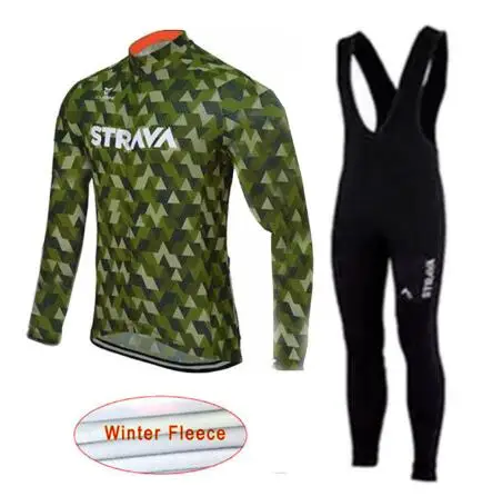 Зимний флисовый комплект трикотажных изделий STRAVA с длинным рукавом одежда для
