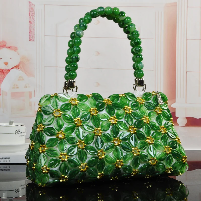 Сумка-Кроссбоди из нефрита с имитацией нефритовых листьев | Багаж и сумки