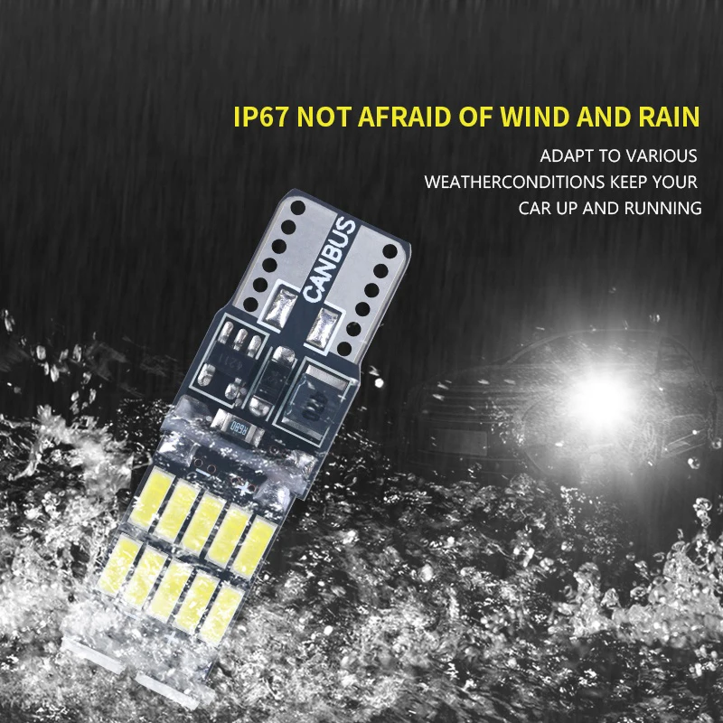 

2pcs W5W T10 LED Canbus Bulb for 4014 26SMD Instrument LightsMazda Car Interior Lights ulb lamp dome light no error 12V 7000K