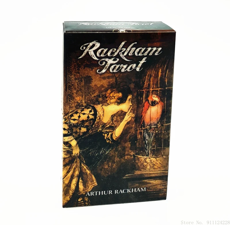 

78-Card Deck Rackham Tarots Divination Fate Oracle Cards Family Party Board Game English Version tarot cards