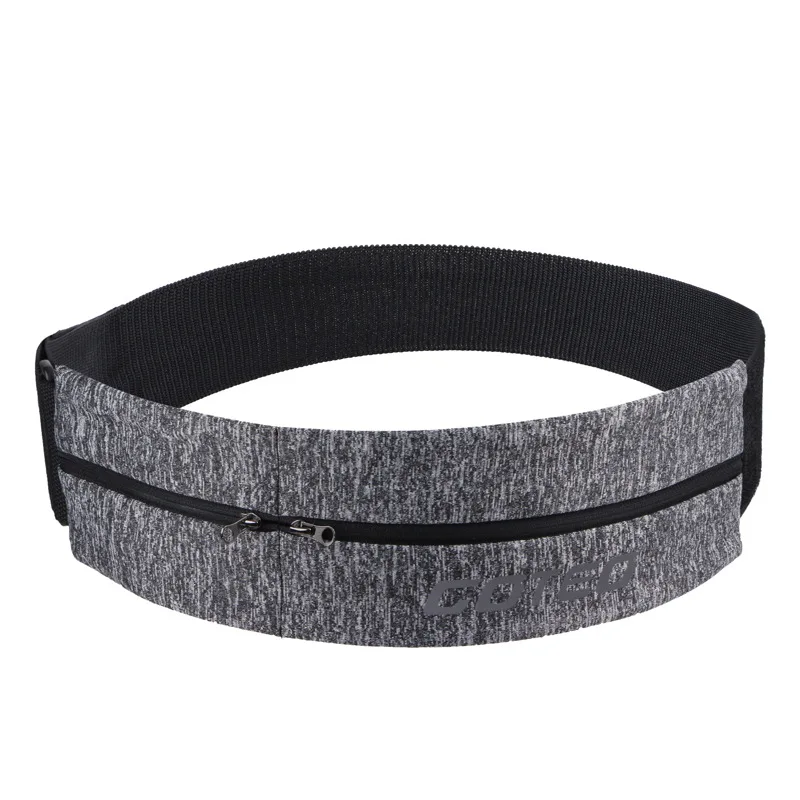 Спортивный эластичный мешок для талии двойной карман на молнии сумка