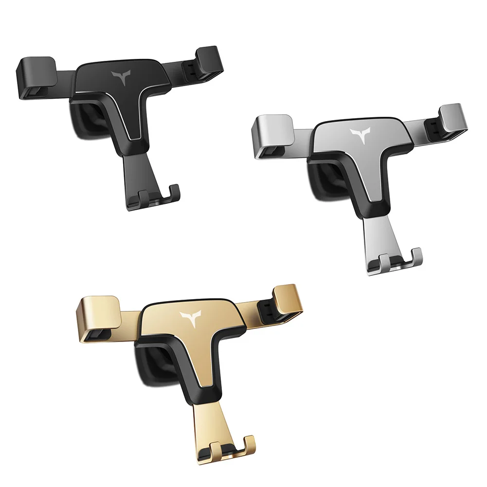 

Universal Car Phone Holder Gravity Reaction Clip Type Air Vent No Magnetic Mount GPS Smartphone Stand For iPhone Samsung Xiaomi