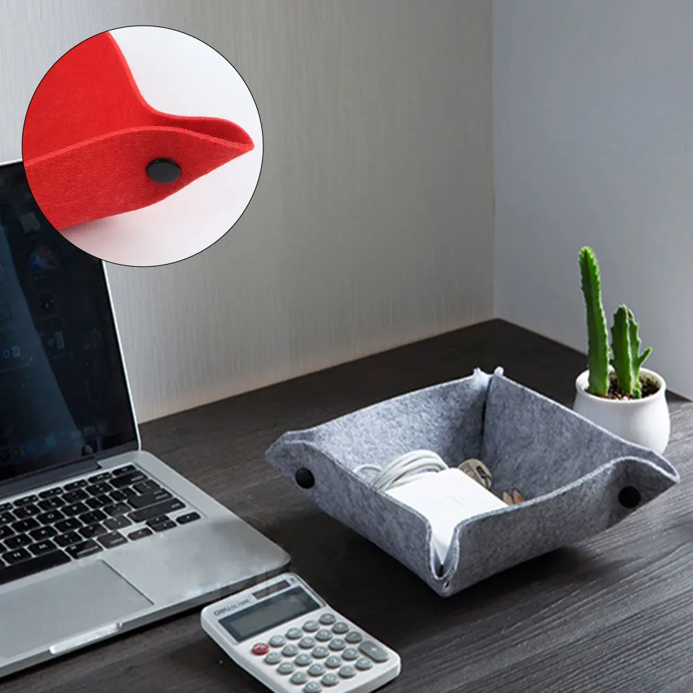 Войлочные складные лотки для хранения игральных игр бумажники монет поднос