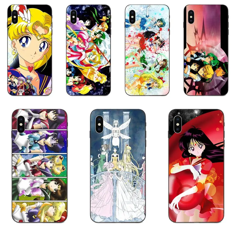 Мобильные чехлы Сейлор Мун мультфильм для Huawei nova 2 2S 3i 4 4e 5i Y3 Y5 II Y6 Y7 Y9 Lite Plus Prime Pro 2017